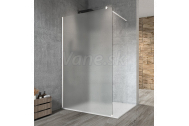 Gelco VARIO WHITE 1-dielna sprch. zást. na inštal. k stene,1x profil,Matné sklo,š. 110 cm