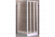 Roth LSB 75x180cm pevná bočná stena k dverám LD3, biely profil, bezp. sklo GRAPE