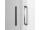 Roth AMD2 130x200cm posuvné dvojdielne dvere do niky, profil Brillant, Číre sklo