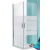 Roth TCO1 100x200cm samotné sprchové jednokrídlové dvere, strieborné, číre sklo