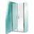 Roth TCN2 80x200cm sprchové dvojkrídlové dvere do niky, profil Brillant, číre sklo