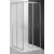 Roth PXS2L 90cm posuvné sprchové dvere Ľavé, výška 200cm, Brillant, číre sklo