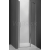 Roth Sprchové dvere jednokrídlové do niky TDN1 120, profil strieborný, sklo transpar