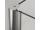 Roth Sprchové jednokrídlové dvere TCO1 110 (pre štvorcový kút), strieborný, číre