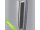 Roth Sprchové dvere jednokrídlové do niky TCN1 110, profil strieborný, sklo intima