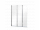 Hopa PRIME 3 Vaňová zástena 3-dielna zalamovacia 120x140cm, rám Chróm AL, sk. číre 5mm