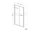 Sapho AURELIA Sprchové dvere posuvné, číre sklo, 100 cm