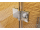 Aquatek YES B8 Sprchové dvere do niky 95x200cm sklo Číre profil Chróm Zalamovacie dvere