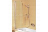 Jika CUBITO 1-dielna vaňová zástena, dĺžka 75cm Ľavá, sklo transparent
