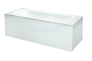 Laufen SOLUTIONS obdĺžniková vaňa 170x70cm s panelom pravým a konštrukciou, akrylát, biela