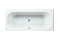 Laufen SOLUTIONS vaňa 180x80cm s hliníkovou konštrukciou, biela, akrylátová