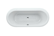 Laufen SOLUTIONS vaňa 180x80cm vstavaná verzia, biela, akrylátová