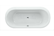 Laufen SOLUTIONS vaňa 190x90cm vstavaná verzia, biela, akrylátová