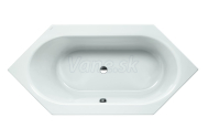 Laufen SOLUTIONS voľne stojaca akrylátová vaňa 190x90cm s hliník.konštrukciou, biela