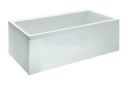 Laufen PRO akrylátová vaňa 170x75cm s L panelom ľavým a konštrukciou, biela