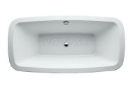 Laufen PALOMBA akrylátová vaňa 180x90cm, vstavaná verzia, viela