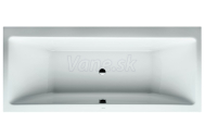 Laufen PRO voľne stojaca akrylátová vaňa 180x80cm+hliník.konštrukc., biela