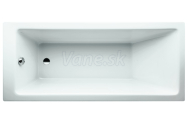 Laufen PRO akrylátová vaňa 160x70cm, vstavaná verzia,biela