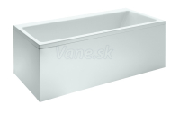 Laufen PRO akrylátová vaňa 160x70cm s L panelom ľavým a konštrukciou, biela