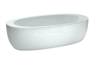 Laufen ALESSI voľne stojaca akrylátová vaňa 203x102cm +hliník.konštrukc.a opláštenie,biela