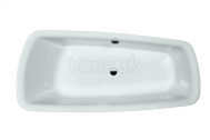 Laufen PALOMBA akrylátová vaňa BT5-180x80cm vstavaná verzia, biela