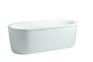 Laufen SOLUTIONS voľne stojaca akrylátová vaňa 170x75cm, biela