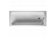 Duravit D-Code Bathtub D-Code 1700x700mm white outlet in foot area