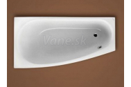 Santech Ariela 160x80 rohová asymetrická vaňa, ľavá