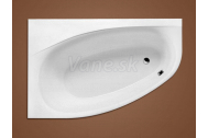Santech Area asymetrická masážna vaňa 170x110 L Body 200