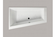 Santech Evo-S asymetrická masážna vaňa 170x100 L Body 200