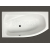 Santech Fox asymetrická masážna vaňa 150x84,5 L Body 200