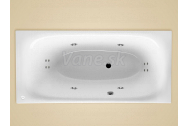 Santech SOFA obdĺžniková masážna vaňa 182x85 L Body 200 +autom.dohrievanie vody ZADARMO