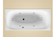 Santech SOFA obdĺžniková masážna vaňa 182x85 P Body 200 +autom.dohrievanie vody ZADARMO