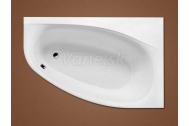 Santech Area asymetrická masážna vaňa 170x110 P Body 300