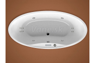 Santech DELTA oválna masážna vaňa 185x90 Body 300 +autom.dohrievanie vody ZADARMO