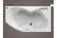 Santech FONTANA asymetrická masážna vaňa 170x95 P Body 300 +autom.dohriev.vody ZADARMO