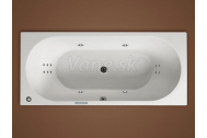 Santech GEMINI obdĺžniková masážna vaňa 170x75 Body 300 +autom.dohrievanie vody ZADARMO
