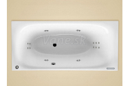 Santech SOFA obdĺžniková masážna vaňa 182x85 P Body 300 +autom.dohrievanie vody ZADARMO