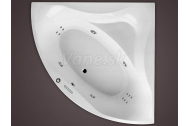 Santech SOLO rohová masážna vaňa 140x140 Body 300 +autom.dohrievanie vody ZADARMO