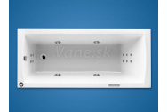 Santech SPRING obdĺžniková masážna vaňa 150x70 Body 300 +autom.dohrievanie vody ZADARMO