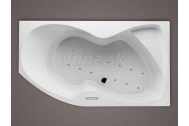 Santech FONTANA asymetrická masážna vaňa 170x95 P Relaxa 200 +chromoterapia ZADARMO