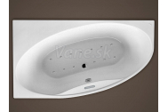 Santech LAGUNA asymetrická masážna vaňa 168x95 L Relaxa 200 +chromoterapia ZADARMO