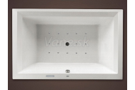 Santech LINEA XXL obdĺžniková masážna vaňa 190x120 Relaxa 200 +chromoterapia ZADARMO