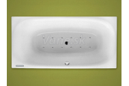Santech PLUS obdĺžniková masážna vaňa 185x90 L Relaxa 200 +chromoterapia ZADARMO