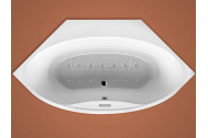 Santech FJORD rohová masážna vaňa 145x145 Relaxa 300 +chromoterapia ZADARMO