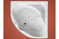 Santech VLTAVA rohová masážna vaňa 150x150 Relaxa 300 +chromoterapia ZADARMO