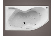 Santech FONTANA asymetrická masážna vaňa 170x95L Fitnes200 +aut.dohr.vody +preplachZADARMO