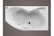 Santech FONTANA asymetrická masážna vaňa 170x95P Fitnes200 +aut.dohr.vody +preplachZADARMO