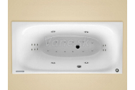 Santech SOFA obdĺžniková masážna vaňa 182x85 L Fitnes 200 +aut.dohr.vody+preplach ZADARMO