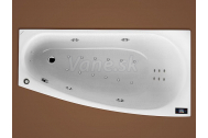Santech ARIELA asymetrická masážna vaňa 160x80P Comfort +autom.dohrievanie vody ZADARMO
